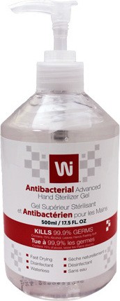 Gel supérieur stérilisant et antibactérien pour les mains #WIHS5000000