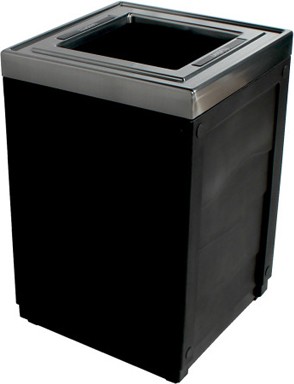 Poubelle intérieure simple et noire EVOLVE, 50 gal #BU101239000