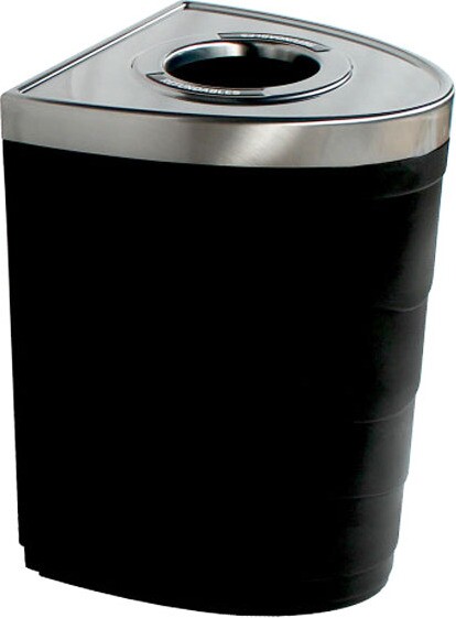 EVOLVE Poubelle de recyclage en demi-cercle 36 gal #BU101242000 EVOLVE Poubelle de recyclage en demi-cercle 36 gal #BU101242000