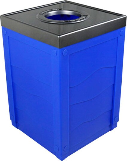EVOLVE Blue Recycling Container 50 Gal #BU101272000 EVOLVE Blue Recycling Container 50 Gal #BU101272000