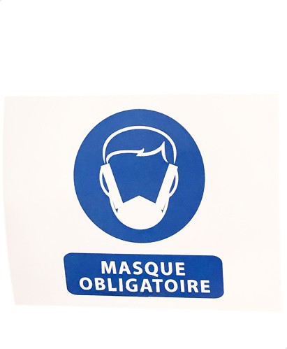 Pancarte "Masque Obligatoire" #DP790097600