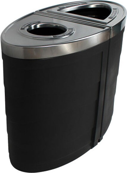 Poubelles intérieures doubles et noires EVOLVE, 72 gal #BU101251000