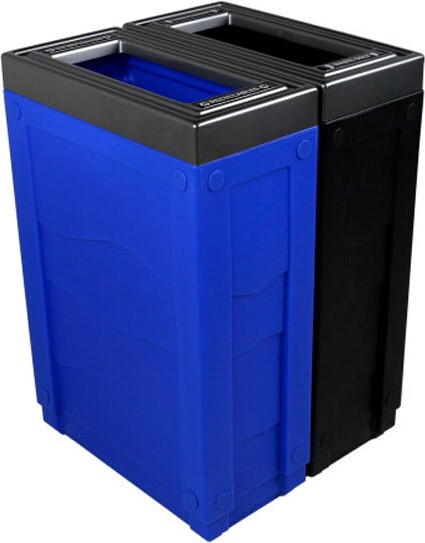 EVOLVE Station de recyclage double 46 gal #BU101282000