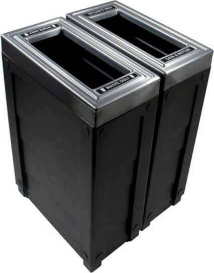 EVOLVE Double Recycling Station 46 Gal #BU101264000