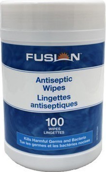 Lingettes antiseptiques à mains FUSION, 100 lingettes/tube #SCSSDAW9570