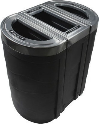 Poubelles intérieures triples EVOLVE, 63 gal #BU101269000 Poubelles intérieures triples EVOLVE, 63 gal #BU101269000