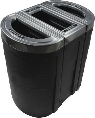 Poubelles intérieures triples EVOLVE, 63 gal #BU101269000