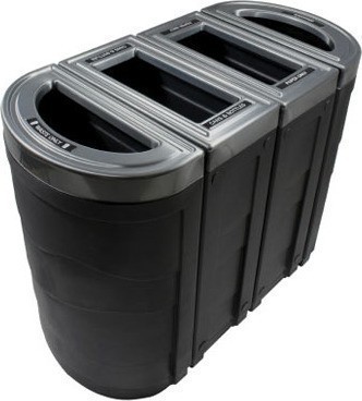 Poubelles intérieures quadruples EVOLVE, 86 gal #BU101270000