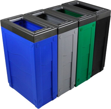 EVOLVE 4-Stream Recycling Station 92 Gal #BU101290000