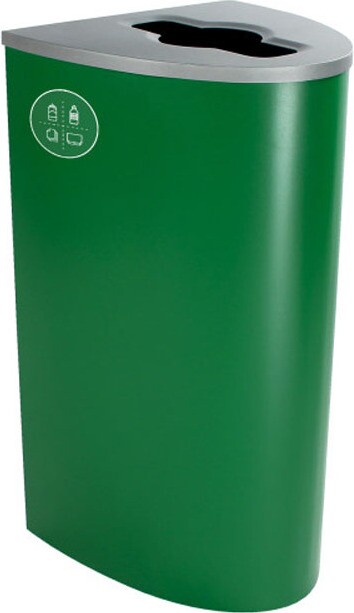 SPECTRUM ELLIPSE Poubelle de recyclage mixte 22 gal #BU101094000 SPECTRUM ELLIPSE Poubelle de recyclage mixte 22 gal #BU101094000
