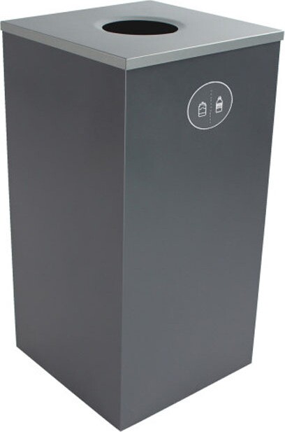 SPECTRUM CUBE Poubelle pour le recyclage des bouteilles 24 gal #BU101127000 SPECTRUM CUBE Poubelle pour le recyclage des bouteilles 24 gal #BU101127000