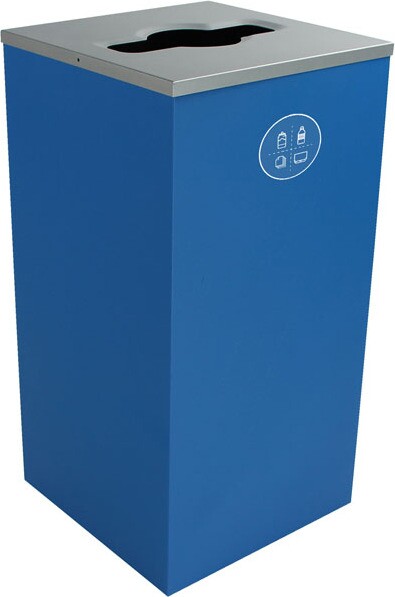 SPECTRUM CUBE Mixed Recycling Container 24 Gal #BU101131000