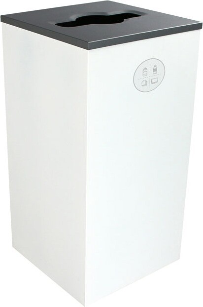 SPECTRUM CUBE Mixed Recycling Container 24 Gal #BU101133000 SPECTRUM CUBE Mixed Recycling Container 24 Gal #BU101133000