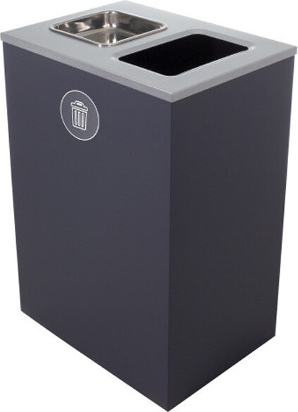 SPECTRUM Outdoor Waste Container with Ashtray 32 Gal #BU104013000 SPECTRUM Outdoor Waste Container with Ashtray 32 Gal #BU104013000