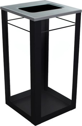 Poubelle intérieure simple Spectrum Cube 24 gal Noire claire #BU105177000 Poubelle intérieure simple Spectrum Cube 24 gal Noire claire #BU105177000