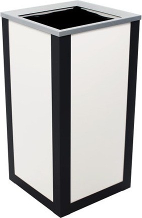 Single Indoor Container Spectrum Cube 24 gal Signage Black #BU105262000