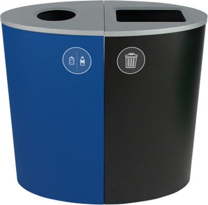 SPECTRUM Cans and Bottles Recycling Station 44 Gal #BU101165000