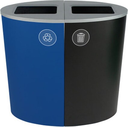 SPECTRUM Mixed Recycling Station with Mobius Logo 44 Gal #BU101167000 SPECTRUM Mixed Recycling Station with Mobius Logo 44 Gal #BU101167000