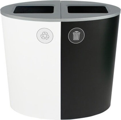 SPECTRUM Mixed Recycling Station with Mobius Logo 44 Gal #BU101170000 SPECTRUM Mixed Recycling Station with Mobius Logo 44 Gal #BU101170000