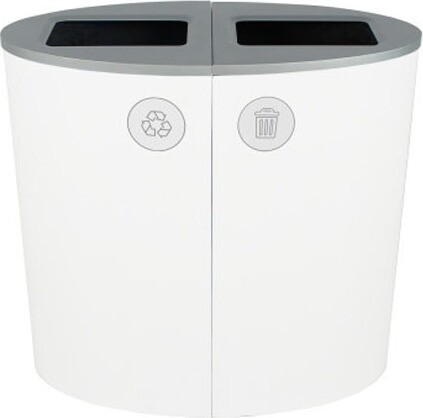 SPECTRUM Mixed Recycling Station with Mobius Logo 44 Gal #BU101171000 SPECTRUM Mixed Recycling Station with Mobius Logo 44 Gal #BU101171000