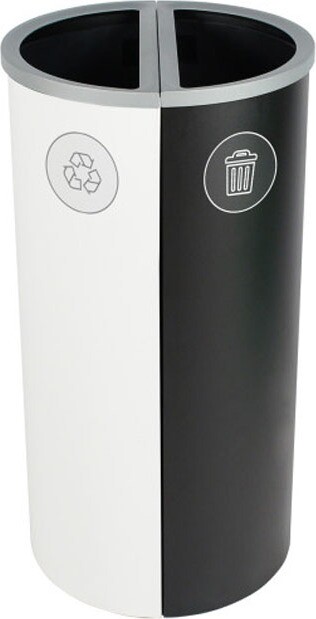 SPECTRUM Mixed Recycling Station with Möbius Logo 16 Gal #BU101178000 SPECTRUM Mixed Recycling Station with Möbius Logo 16 Gal #BU101178000