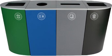 SPECTRUM 4-Stream Recycling Station 92 Gal #BU101208000 SPECTRUM 4-Stream Recycling Station 92 Gal #BU101208000