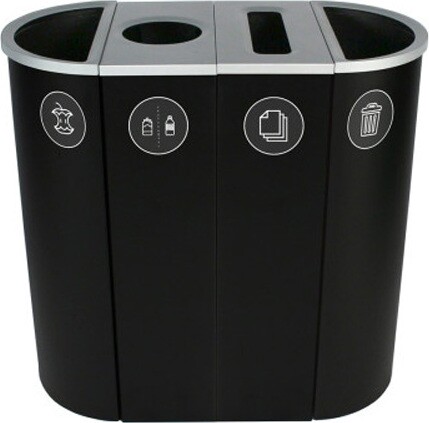 SPECTRUM 4-Stream Recycling Station 36 Gal #BU101215000 SPECTRUM 4-Stream Recycling Station 36 Gal #BU101215000