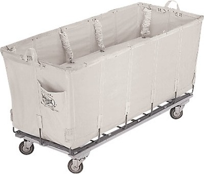 Chariot benne roulant en vinyle Glosstex 13,46 pieds cubes NB127 #TQ0NB127000