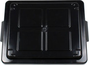 Couvercle de poubelle simple noir 14/16 gal Curbside #BU103605000 Couvercle de poubelle simple noir 14/16 gal Curbside #BU103605000