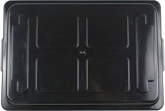 Lid for Single Container Black 18 gal Curbside #BU103671000