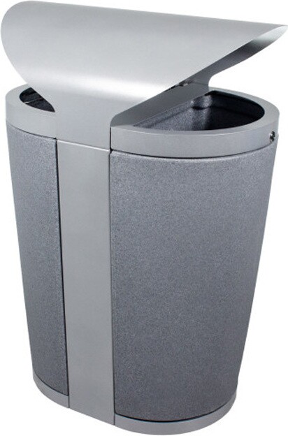 Galaxy Grey Double Indoor and Outdoor Container, 56 gal #BU105176000