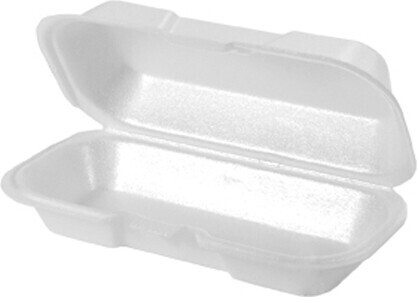 Hot Dog Foam Hinged Container #EM021100000