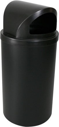 Pacer Black Outdoor Single Container, 32 gal #BU104144000