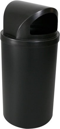 Poubelle extérieure simple noire Pacer, 32 gal #BU104144000 Poubelle extérieure simple noire Pacer, 32 gal #BU104144000