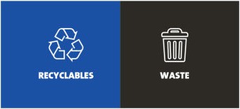 Étiquette pour poubelles en anglais SESSANTA #BU104424000