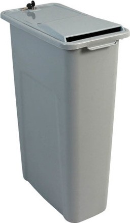 SHREDINATOR Grey Container for Confidential Documents, 23 gal #BU101470000 SHREDINATOR Grey Container for Confidential Documents, 23 gal #BU101470000