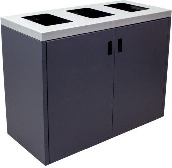 Triple Indoor Container Grey SUMMIT 96 gal #BU105182000