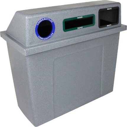 SUPER SORTER 3-Stream Recycling Station 96 Gal #BU101436000