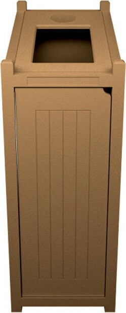 VENTURE Slim Waste Receptacle with Lid 23 gal #BU104679000 VENTURE Slim Waste Receptacle with Lid 23 gal #BU104679000