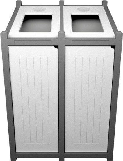 VENTURE Station de recyclage double blanche 46 gal #BU104681000