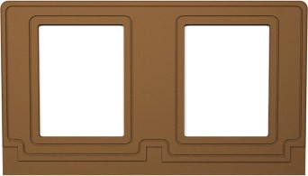 Cadre de signalisation double pour poubelle VENTURE #BU104970000 Cadre de signalisation double pour poubelle VENTURE #BU104970000