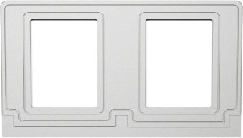 Cadre de signalisation double pour poubelle VENTURE #BU104971000 Cadre de signalisation double pour poubelle VENTURE #BU104971000