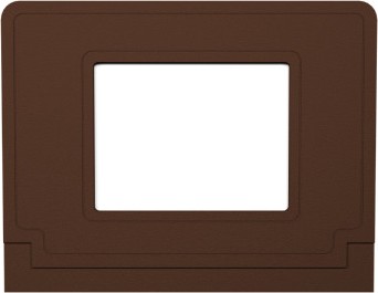 Cadre de signalisation simple pour poubelle VISION #BU104930000 Cadre de signalisation simple pour poubelle VISION #BU104930000