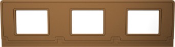 Cadre de signalisation triple pour poubelle VISION #BU104958000 Cadre de signalisation triple pour poubelle VISION #BU104958000