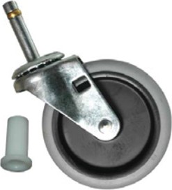 Roulettes à tiges pour chariots de nettoyage 6173 Rubbermaid #PR006173L10 Roulettes à tiges pour chariots de nettoyage 6173 Rubbermaid #PR006173L10