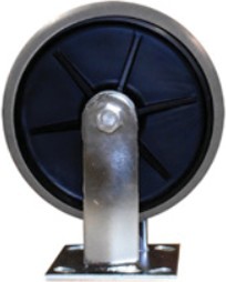 Casters 8" Quiet Fixed For Carts 6189-92 And 9T19 #PR001975230 Casters 8" Quiet Fixed For Carts 6189-92 And 9T19 #PR001975230