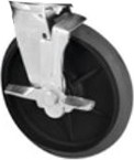 Casters 8" Quiet Swivel For Carts 6189-92 And 9T19 #PR001975229