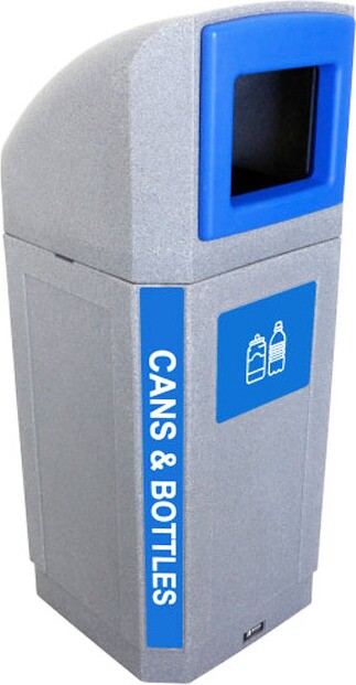OCTO Outdoor Recycling Container 32 Gal #BU104438000