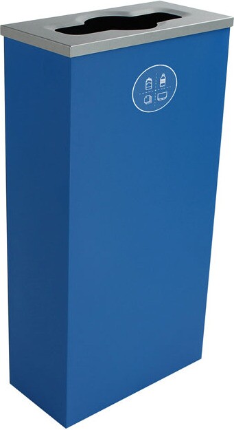SPECTRUM SLIM Mixed Recycling Container 10 Gal #BU101150000