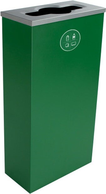SPECTRUM SLIM Mixed Recycling Container 10 Gal #BU101151000